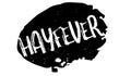 Hayfever rubber stamp Royalty Free Stock Photo