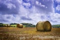Hayfield Royalty Free Stock Photo