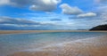 The textures in the sand Hayle Beach Cornwall UK 