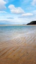 Wave Texture in the sand at Hayle Cornwall UK 