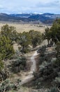 Haymaker Bike Trail in Eagle, Colorado, USA Royalty Free Stock Photo