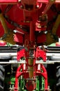 Haymaker machine detail Royalty Free Stock Photo