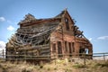 The Haynes Ranch House, a favourite spot for photographers, is slowly decaying Royalty Free Stock Photo