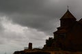 Hayravank Monastery silhouette. Gegharkunik province. Armenia