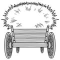 Hayride Illustration Royalty Free Stock Photo