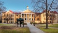 Hays, KS USA - The Iconic Picken Hall on the Campus of Fort Hays State University FHSU in Hays, Kansas