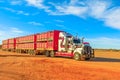 Hayson Haulage road-train truck Royalty Free Stock Photo