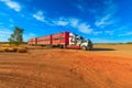 Hayson Haulage road-train truck Royalty Free Stock Photo