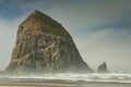 Haystack at Cannon Beach Oregon Royalty Free Stock Photo