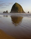 Haystack Rock, Cannon Beach Royalty Free Stock Photo