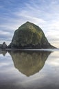 Haystack rock, Cannon Beach, Oregon Royalty Free Stock Photo