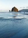 Haystack Rock, Cannon Beach, Oregon Royalty Free Stock Photo
