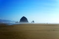 Haystack Rock at Cannon Beach Royalty Free Stock Photo