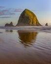 Haystack Rock, Cannon Beach, Oregon Royalty Free Stock Photo