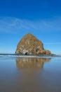 Haystack Rock, Cannon Beach, Oregon, USA Royalty Free Stock Photo