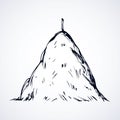 Haystack. Vector drawing Royalty Free Stock Photo