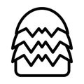 Haystack Vector Thick Line Icon For Personal And Commercial Use