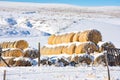 Haystack In Winter