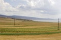 Haystacks and rolls, agriculture in Georgia, dry hay