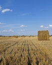 Haystacks straw, summer