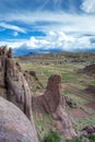 Hayu Marca, the mysterious stargate and unique rock formations near Puno Royalty Free Stock Photo