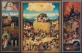The Haywain Triptych by Hieronymus Bosch, 1516