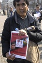 HAZARAS PROTEST AGAISNT AFGANISTAN IN DENAMRK Royalty Free Stock Photo
