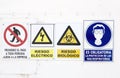 Hazard and danger signs