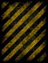 Hazard stripes Royalty Free Stock Photo