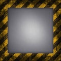 Hazard Stripes Frame Royalty Free Stock Photo