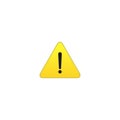 Hazard Warning Icon Vector. Exclamation Mark Symbol Image