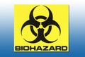 Hazard Warning Sign - Biohazard Royalty Free Stock Photo