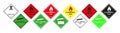 Hazardous combustible materials Royalty Free Stock Photo
