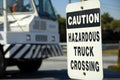 Hazardous Truck Crossing