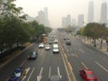 Haze over Beijing city