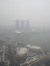 Haze over Singapore