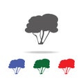 hazel tree icon. Elements of trees in multi colored icons. Premium quality graphic design icon. Simple icon for websites, web desi Royalty Free Stock Photo