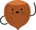Hazelnut Cartoon Character