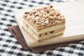 Hazelnut Napoleon Cake Royalty Free Stock Photo