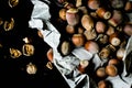 Hazelnut - one of the most useful and rich in its properties. Royalty Free Stock Photo