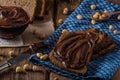 Hazelnut spread delicious Royalty Free Stock Photo