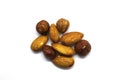 Hazelnuts and almonds