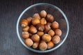 Hazelnuts in the shell Royalty Free Stock Photo