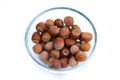 Hazelnuts in the shell Royalty Free Stock Photo