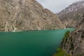 Hazor Chasma lake in Marguzor Haft Kul in Fann mountains, Tajikist