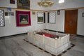 Hazrat Pir Ilyas Ahmed Khattu, interior of Hall and Grave, Dholka,