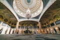 Hazrat Sultan Mosque inside prayer room Astana Kazakhstan Royalty Free Stock Photo