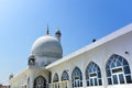 Hazratbal white marble shrine in Srinagar India Royalty Free Stock Photo