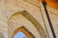 Hazrati imam comlex. Close up view of arch. Islam building in Uzbekistan