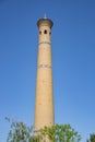 Hazrati imam comlex. View of tower. Islam building in Uzbekistan